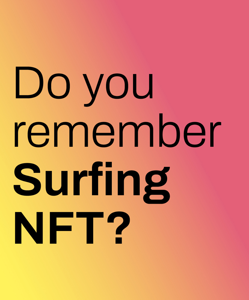 SURFING NFT IS BACK