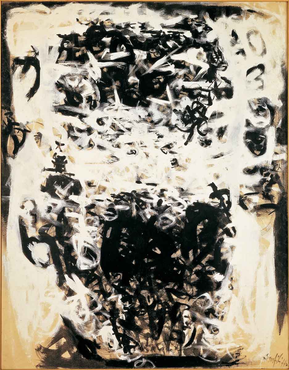 Antinio Sanfilippo, Senza titolo (Pittura 39/59), 1959 - tempera su tela