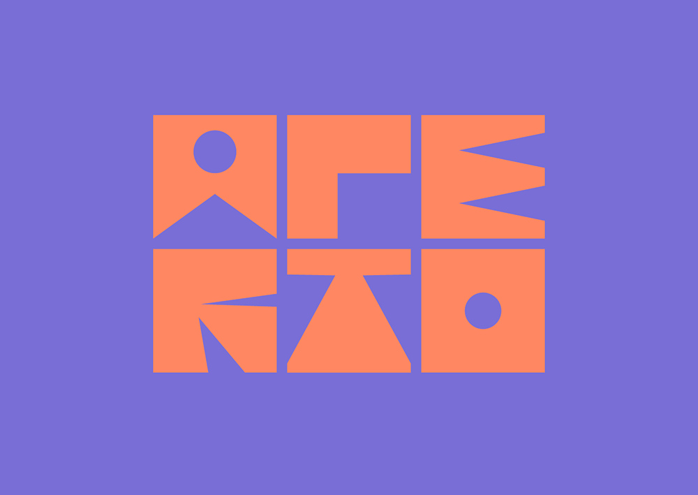 Grafica logo progetto Aperto design by Studio Fionda