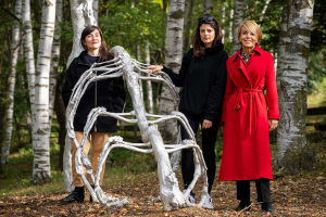 Marta Papini, Giulia Cenci, Patrizia Sandretto Re Rebaudengo | Ph. credit Giorgio Perottino, - Chiot rosa, Rittana (CN) 2 ottobre, 2024