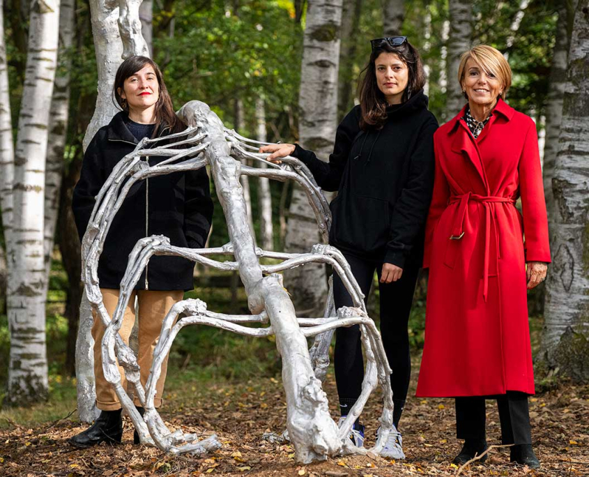 Marta Papini, Giulia Cenci, Patrizia Sandretto Re Rebaudengo | Ph. credit Giorgio Perottino, - Chiot rosa, Rittana (CN) 2 ottobre, 2024