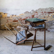 In foto: Interno della scuola di Borgata Valdibà a Dogliani © Andrea Guermani