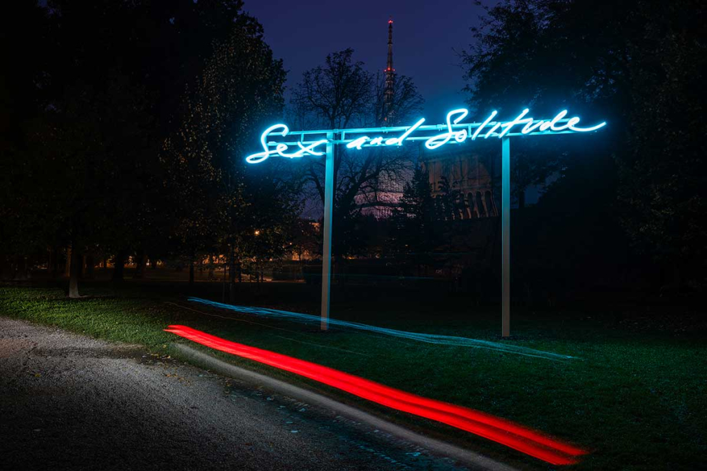 L'opera di Tracey Emin, Sex and Solitude, Ph. Andrea Guermani